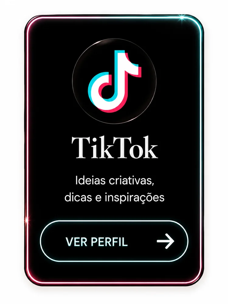 TikTok - ideias criativas, dicas e inspirações